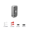 Bộ đèn LED xe đạp gắn trước/sau sạc USB ST 500 - Đen