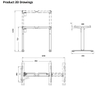ET114E-N Trắng - Bàn nâng hạ chiều cao Công thái học Flexispot