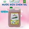 Nước rửa chén hương Quế, Thiên Nhiên, Gừng Chanh 10L