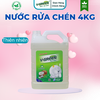 Rửa chén khử mùi tanh Gừng Chanh, Thiên Nhiên, Quế 4Kg