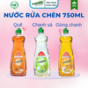 Nước rửa chén hương Quế, Gừng Chanh, Sả Chanh 750ml