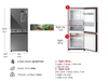3T10750  Tủ Lạnh Panasonic Inverter 255 lít NR-BV281BGMV