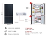 3T22800 Tủ lạnh Panasonic Inverter 510 lít NR-X561GB-VN