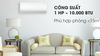 Điều hòa Midea 9000 BTU inverter 1 chiều MSAFA-10CRDN8