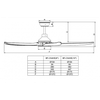 99GD4250 Quạt trần Benny BF-C54HE (cà phê)