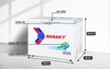 3T6250 Tủ đông Sanaky VH3699A1 1 ngăn đông 270 lít