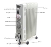 2T.GD2520 Máy sưởi dầu Tiross TS920 (TS-920) - 11 thanh sưởi
