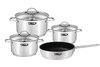 AGD1550 Bộ nồi 4 (3 nồi, 1 chảo): EH-WF4430 - Inox430