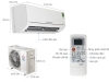 12T12550 Điều hòa Mitsubishi Electric 2 chiều Inverter 12000BTU MSZ-HL35VA