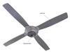 IiGD2690 Quạt trần KDK M56XR (GD/SL)