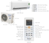 Điều hòa Panasonic 1 chiều 24000BTU inverter PU24WKH-8M