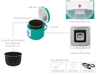 giá giảm SỐC: 765k - Nồi cơm điện 1.8L Sunhouse Mama SHD8658G xanh/Hồng
