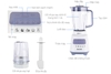 2T.GD Máy xay sinh tố Philips HR2221/00