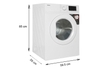 11H5490 Máy sấy thông hơi Galanz 8 Kg DV-80T5C(W)