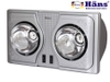 3TGD750 Đèn sưởi nhà tắm Hans 2 bóng H2B