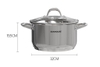 Nồi inox 3 đáy 32cm Sunhouse SHG301-32