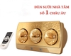 3TGD1050 Đèn sưởi 3 bóng treo tường Heizen- HE3B