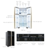 2T16200 Tủ lạnh Hitachi Inverter 509 lít R-FW650PGV8 GBK