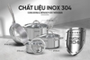99GD1500 Bộ nồi chảo inox Sunhouse SHG808
