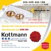 3TGD1150 Đèn sưởi 2 bóng Kottmann âm trần K9R (có điều khiển từ xa)
