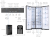 Tủ lạnh SBS LG Inverter 601 lít GR-D247MC