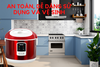 Nồi cơm điện Benny BR-MVN188, Red, 1.8 Lít, 700W