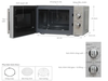 Lò vi sóng có nướng Sharp R-G227VN-M 20 Lít