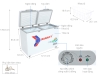 1T6350 Tủ Đông mặt kính cường lực Sanaky VH3699A2KD