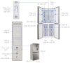 1T15700 Tủ lạnh Sharp Inverter 401 lít SJ-FXP480VG-CH