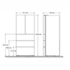 12TGD62000 Tủ Lạnh Bosch Multi Door 540 Lít KFN86AA76J Series 6