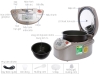 Nồi cơm điện cao tần Toshiba 1.8L RC-10RH(CG)VN