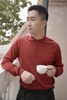 Áo Polo nam len Merino cổ điển tay dài