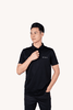 Áo Polo Nam Cotton Mercerized Thêu Hoạ Tiết Tay Ngắn