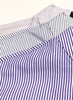 Áo Sơ Mi Nữ Cotton In Sọc - Tay Dài 3/4 | Đen