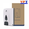 Bình xịt xà phòng nhựa gắn tường, ấn nút, phù hợp cho khách sạn, bệnh viện, nhà vệ sinh