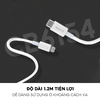 Cáp Sạc C to Lightning HAVIT CB6154 Độ Dài 1.2m, Sạc Nhanh PD 20W, Chất Liệu PVC Cao Cấp - Hàng Chính Hãng (Trắng)