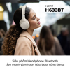 Tai Nghe Bluetooth Headphone HAVIT H630BT, Driver 40mm, BT 5.3, Gập Tiện Lợi, Nghe Đến 36H - Hàng Chính Hãng Dizigear