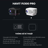 Máy Chiếu HAVIT PJ300 Pro, Full HD 4K, Android 9.0, Độ Sáng 14000 Lumens, Tự Động Điều Chỉnh Thông Minh -Hàng Chính Hãng