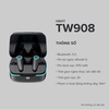 Tai Nghe Gaming TWS HAVIT TW908, BT 5.3, Gamemode 60ms, Đèn RGB, 2 Mic Khử Ồn, Nghe Đến 24H - Chính Hãng BH 12Th Dizigear