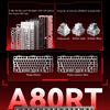 Bàn Phím Gaming HE Leobog A80RT, Pin 8000mAh, RT 0.01mm, Polling Rate 8K, Scan Rate 32K, RGB 16triệu màu