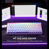 Aula Hero 84 | Bàn Phím Gaming HE Polling rate 8K Hz, Scan rate 128K, Độ Trễ 0.1ms, Hộp Đèn Neon RGB