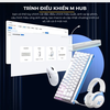Chuột Không Dây Công Thái Học MCHOSE G7 – Văn Phòng & Gaming, Cảm Biến PAW3395, 1K Polling Rate , Pin Trâu 800mAh
