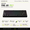 BÀN PHÍM CƠ GAMING HE FIRE68 | FIRE68 PRO | Rapid Trigger | 8000hz