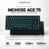 MCHOSE ACE 75 | Bàn Phím Gaming HE Chuyên Game 8K | Scan Rate 256K, Độ Trễ 0.08ms, Accuracy 0.001mm, RGB 16.8 Triệu Màu
