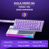 Aula Hero 84 | Bàn Phím Gaming HE Polling rate 8K Hz, Scan rate 128K, Độ Trễ 0.1ms, Hộp Đèn Neon RGB