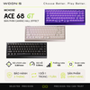Bàn Phím Gaming HE Mchose Ace 68 GT, Polling Rate 16K, Độ Chính Xác 0.001mm, Scan Rate 256K, Độ Trễ 0.06ms, RGB 16.8 triệu màu, Hỗ Trợ Music Rhythm 2.0