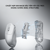 Chuột Gaming Không Dây VGN Dragonfly King Space Silver Hợp kim Magie Siêu nhẹ 54g, Cảm biến PAW3950, Chip Star Flash, Pin 500mAh