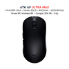Chuột Gaming ATK A9 Air Chuột Không Dây Nhẹ 53g, Cảm Biến PAW3950 Ultra, Polling Rate 8000Hz - Hiệu Suất Đỉnh Cao Cho Game Thủ