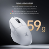 Chuột Không Dây Công Thái Học MCHOSE G7 – Văn Phòng & Gaming, Cảm Biến PAW3395, 1K Polling Rate , Pin Trâu 800mAh