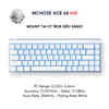 Mchose Ace 68 Air Pro | Bàn Phím Phím Từ Tính Chuyên Game 8K Hz, Độ Trễ 0.1ms, RGB 16.8 Triệu Màu